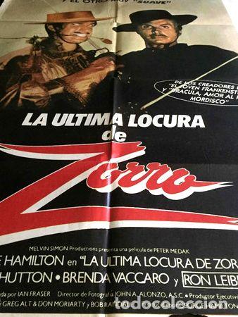 Thematische Medaillen: poster la ultima locura de zorro george hamilton 1981
