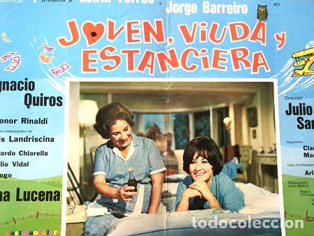 Thematische Medaillen: poster n 2 joven viuda y estanciera lolita torres ano 1970