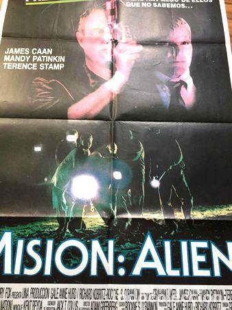 Thematische Medaillen: poster mision aliens con james caan original