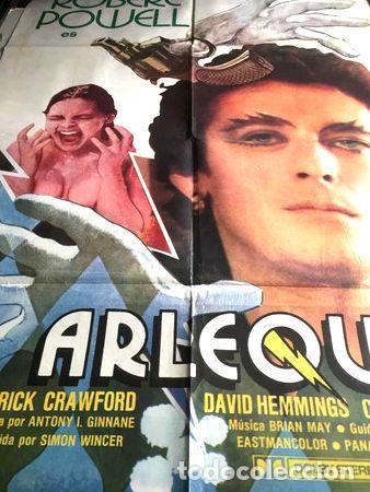 Thematische Medaillen: poster arlequin robert powell original 1980