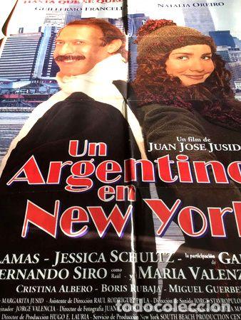 Thematische Medaillen: poster un argentino en n york francella oreiro orig