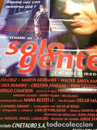 Thematische Medaillen: poster solo gente pablo echarri nancy duplaa orig