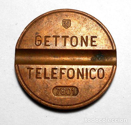 Thematische Medaillen: cospel ficha telefono italiana gettone telefonico 7801