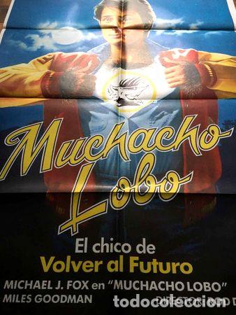 Thematische Medaillen: poster muchacho lobo con michael fox 1985 original