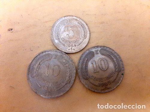 Medallas tem&aacute;ticas: moneda 5 y 10 centesimos republica de chile - Foto 1