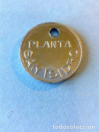 M&eacute;dailles th&eacute;matiques: ficha planta automotora san isidro numerada