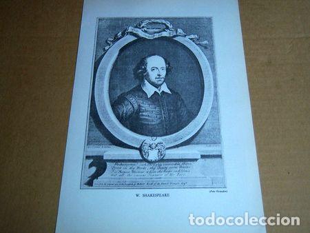 Medallas tem&aacute;ticas: lamina w shakespeare 1960 - Foto 1