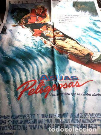 Thematische Medaillen: aguas peligrosas poster kevin bacon 1987 original