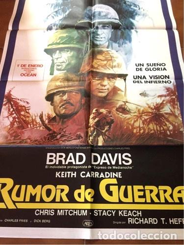 Medalhas tem&aacute;ticas: poster rumor de guerra brian dennehy ano 1980 original
