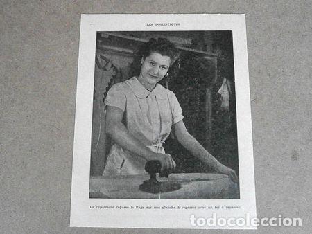 Medalhas tem&aacute;ticas: lamina les domestiques la repasseuse repasse le 1955