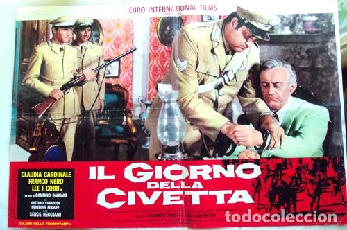 Medalhas tem&aacute;ticas: poster 6 il giorno della civetta franco nero italia1968