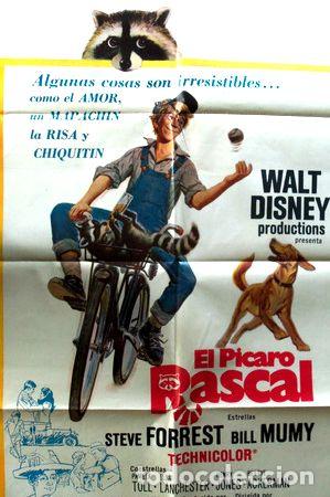 Medallas tem&aacute;ticas: poster el picaro pascal de walt disney original