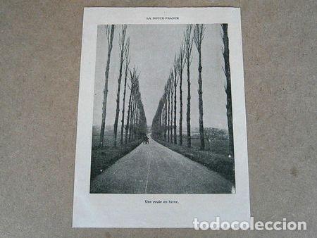 Medallas tem&aacute;ticas: lamina la douce france une route en hiver 1955