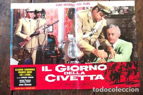 Medallas tem&aacute;ticas: poster 2 il giorno della civetta franco nero italia1968