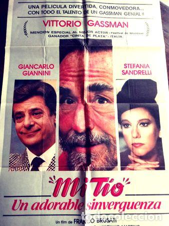 Medallas tem&aacute;ticas: poster vittorio gassman en mi tio original