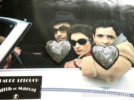 Thematische Medaillen: poster card 1 edith y marcel director claude lelouch 1983