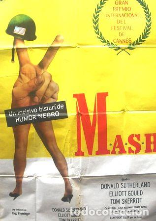 Thematische Medaillen: afiche orig pelicula mash humor negro sobre la guerra corea
