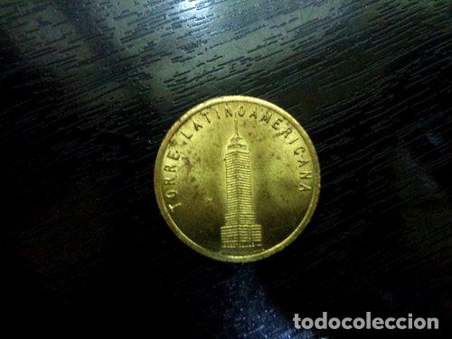 Medallas tem&aacute;ticas: ficha de la torre latinoamericana del mirador en df mexico