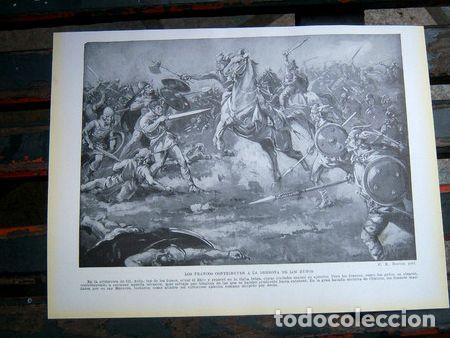 Thematische Medaillen: los francos contribuyen a la derrota de los hunos