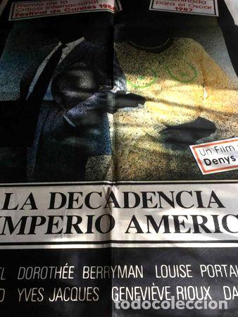 Thematische Medaillen: poster la decadencia del imperio americano 1986 denys arcand