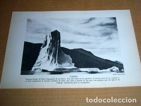 Thematische Medaillen: lamina iceberg 1960