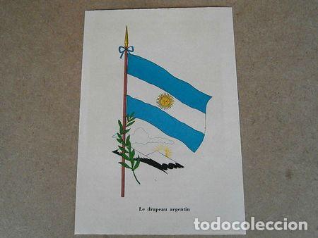 Thematic medals: lamina le drapeau argentin 1955