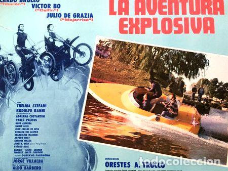 Thematic medals: poster n 5 la aventura explosiva bauleo victor bo ano 1977