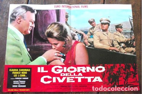 M&eacute;dailles th&eacute;matiques: poster il giorno della civetta c cardinale franco nero 1968