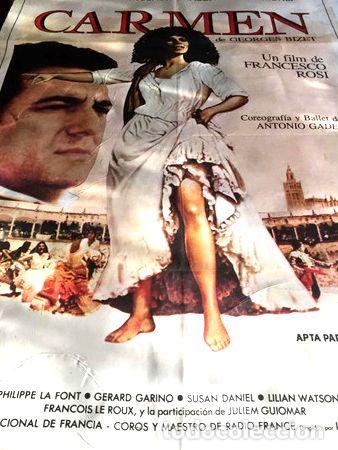 M&eacute;dailles th&eacute;matiques: poster carmen placido domingo julia migenes original 1984