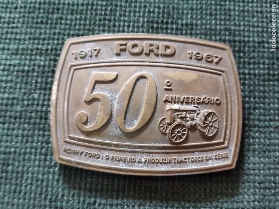 Medallas tem&aacute;ticas: MEDALLA FORD LUSITANIA 1917 - 1967 - 50 ANOS DEDICADOS AO PROGRESSO DA LAVOURA
