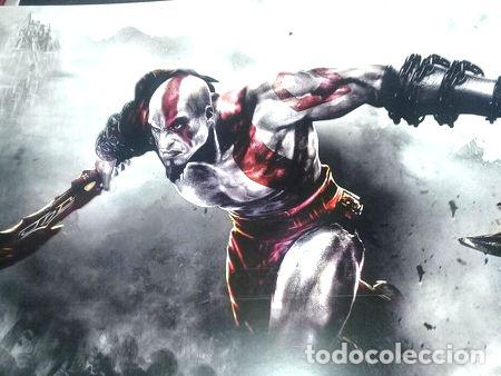 Medallas tem&aacute;ticas: poster de kratos god of war 47 x 33 cm