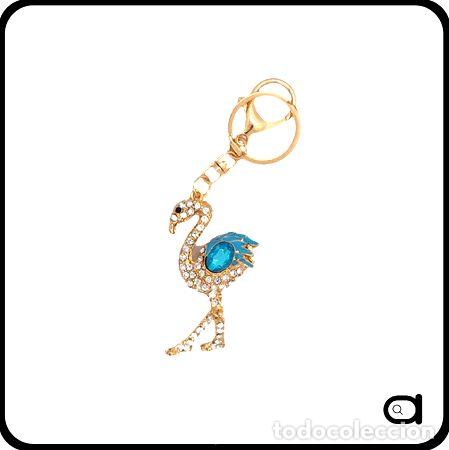 Thematic medals: llavero de damas modelo flamengo pata flexibles con crista