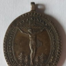 Medallas temáticas: MÉXICO 1800 PLATA. EL SANTÍSIMO CRISTO DE SANTA TERESA. 30 MM. X 35 MM. 15 GRMS.. Lote 340752098