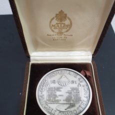 Medallas temáticas: MEDALLON EN PLATA HOMENAJE A PINTORES COMPOSTELANOS 1981 DIPUTACION CORUÑA. Lote 341044033