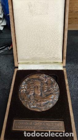 Medalhas tem&aacute;ticas: MEDALLA C&Aacute;MARA DE COMERCIO INDUSTRIA Y NAVEGACI&Oacute;N DEL CAMPO DE GIBRALTAR. BRONCE MEDALLA-867