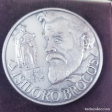 Medallas temáticas: LIBRO+MEDALLÓN/MEDALLA-PLATA-ISIDORO BROCOS-1841/1914-1984-60X5 MM APR-EXCELENTÍSIMA DIPUTACIÓN DE A. Lote 345925498