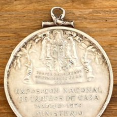 Medallas temáticas: MEDALLA MEDALLÓN III EXPOSICIÓN NACIONAL TROFEOS DE CAZA, MADRID 1970. MINISTERIO AGRICULTURA, MIDE. Lote 348604373