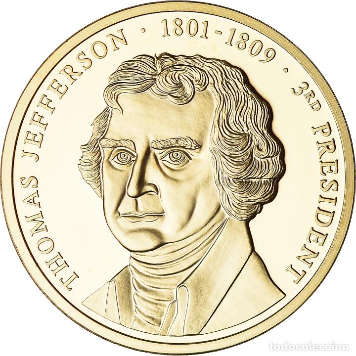 Medallas tem&aacute;ticas: [#187879] Estados Unidos de Am&eacute;rica, medalla, Les Pr&eacute;sidents des Etats-Unis, T.