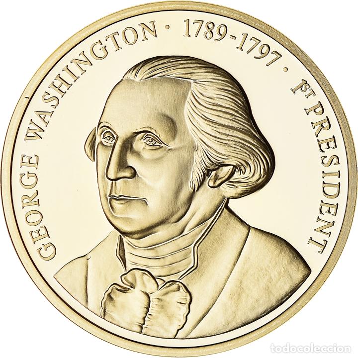 Medallas tem&aacute;ticas: [#187916] Estados Unidos de Am&eacute;rica, medalla, Les Pr&eacute;sidents des Etats-Unis