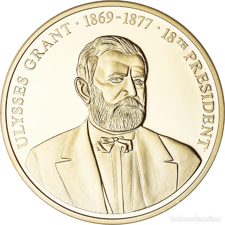 Thematische Medaillen: [#187892] Estados Unidos de Am&eacute;rica, medalla, Les Pr&eacute;sidents des Etats-Unis, Grant