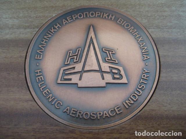 Medallas tem&aacute;ticas: MEDALLA BRONCE. HELLENIC AEROSPACE INDUSTRY - Foto 3