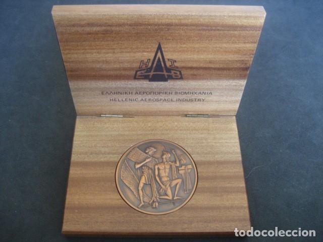 Medallas tem&aacute;ticas: MEDALLA BRONCE. HELLENIC AEROSPACE INDUSTRY - Foto 4