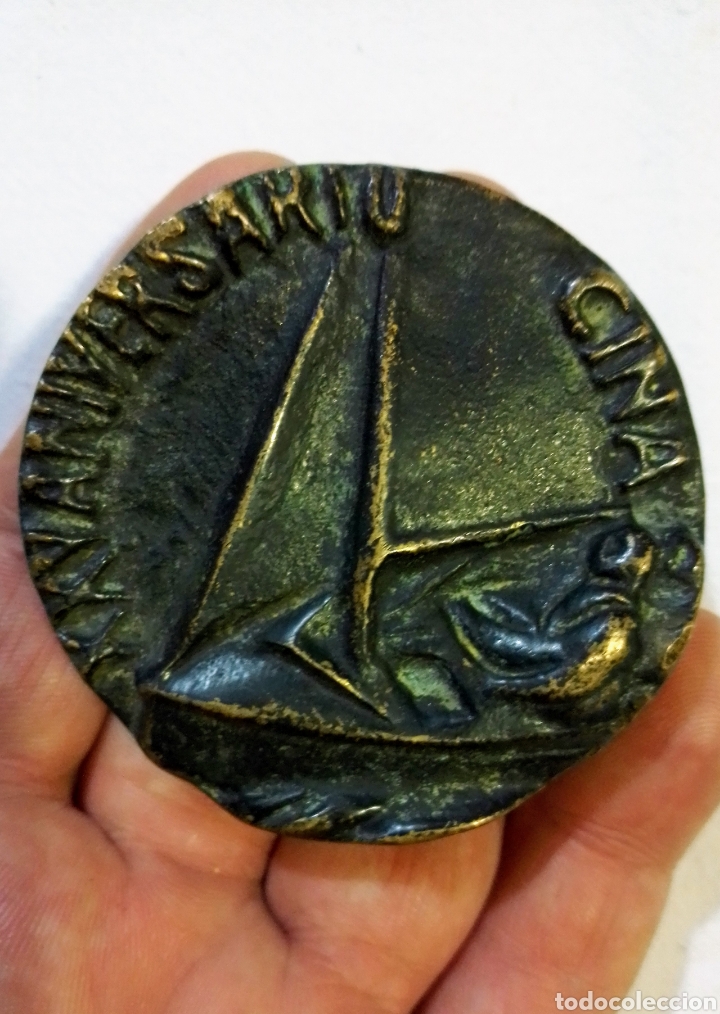 Medallas tem&aacute;ticas: MEDALLA DE BRONCE MACIZO DE AROSA - Foto 4