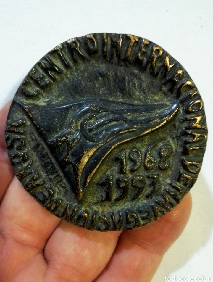 Medallas tem&aacute;ticas: MEDALLA DE BRONCE MACIZO DE AROSA - Foto 5