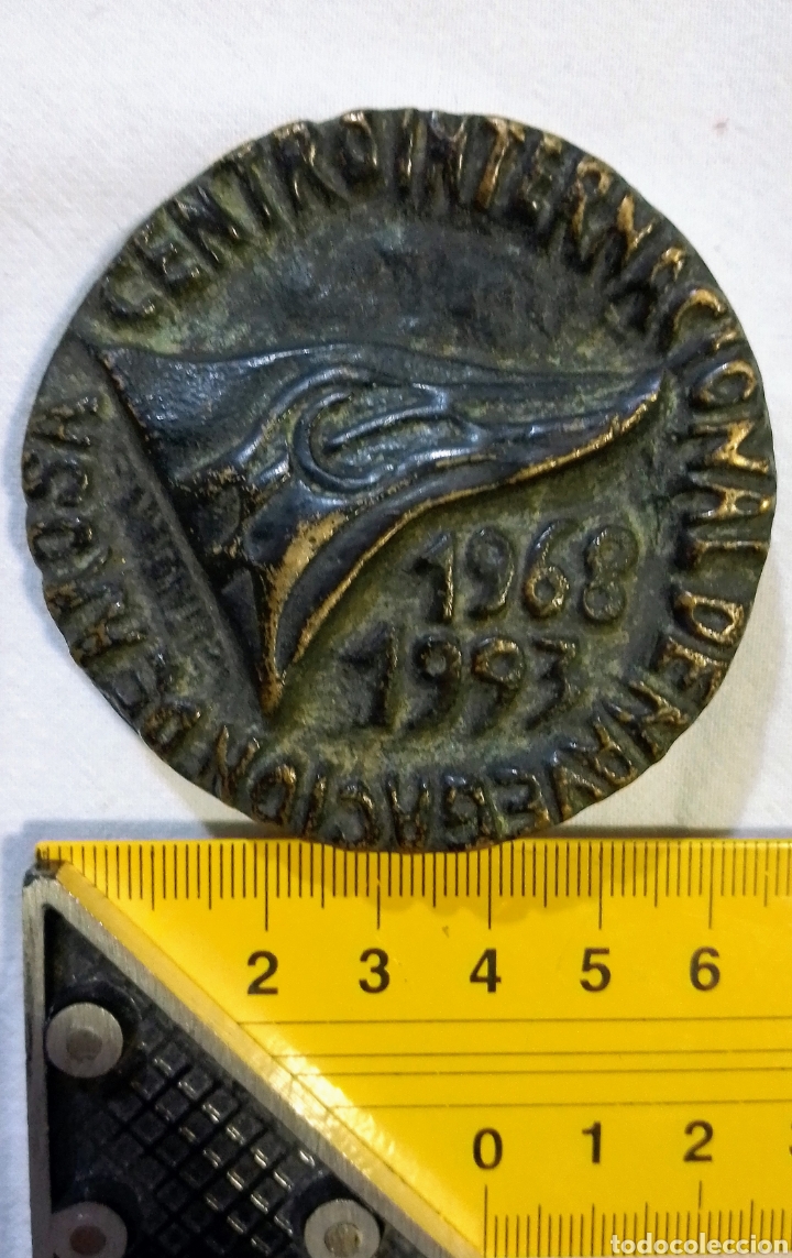 Medallas tem&aacute;ticas: MEDALLA DE BRONCE MACIZO DE AROSA - Foto 1