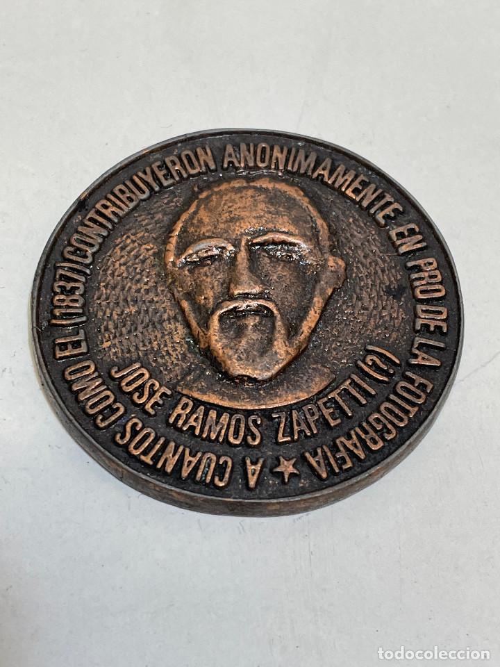 Medallas tem&aacute;ticas: MEDALLA COBRE 5 JORNADAS DE FOTOGRAFIA PROFESIONAL DE ARAG&Oacute;N JOSE RAMOS ZAPETTI