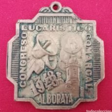Medallas temáticas: ALBORAYA. VALENCIA. CONGRESO EUCARÍSTICO COMARCAL. 1948. MEDALLA. Lote 360474005