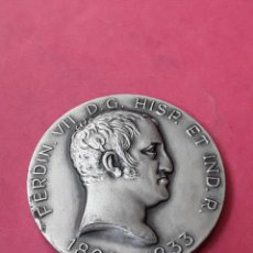 Medallas temáticas: MEDALLA PLATA FERNANDO VII. CALICO VALLMITJANA REYES DE ESPAÑA. 1963. Lote 363117500