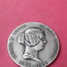 Medallas temáticas: MEDALLA PLATA ISABEL II. CALICO VALLMITJANA REYES DE ESPAÑA. 1963. Lote 363118140