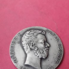 Medallas temáticas: MEDALLA PLATA AMADEO I. CALICO VALLMITJANA REYES DE ESPAÑA. 1962. Lote 363120400
